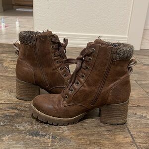 Brown booties!